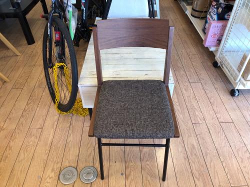 UNICO (ウニコ) ダイニングチェアー グレー×ブラウン×ブラック DIX