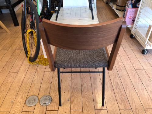 UNICO (ウニコ) ダイニングチェアー グレー×ブラウン×ブラック DIX