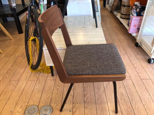 UNICO (ウニコ) ダイニングチェアー グレー×ブラウン×ブラック DIX