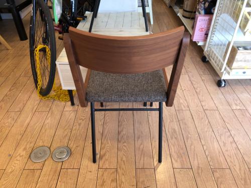 UNICO (ウニコ) ダイニングチェアー グレー×ブラウン×ブラック DIX