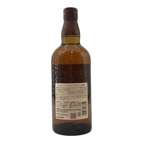 サントリー ジャパニーズウィスキー 700ml 本体のみ 山崎 シングルモルト 未開封 大阪府