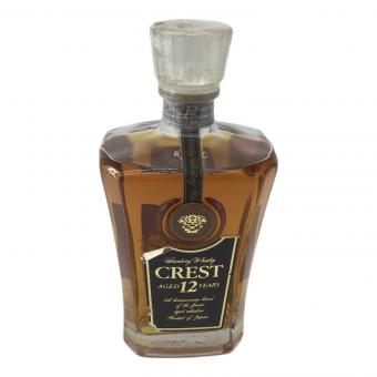 サントリー ウィスキー ＊目減り有 700ml クレスト 12年 未開封