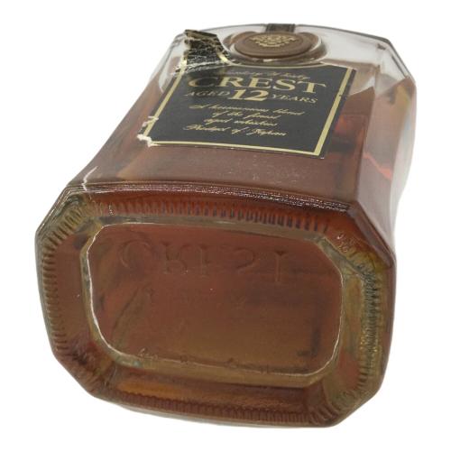 サントリー ウィスキー ＊目減り有 700ml クレスト 12年 未開封