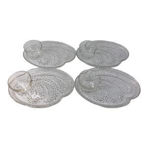 Federal (フェデラル) スナックセット ホスピタリティ カップ・プレート各4Pセット