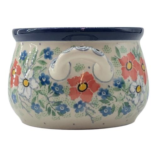 ceramika (セラミカ) スープボウル ホワイト×ブルー×レッド