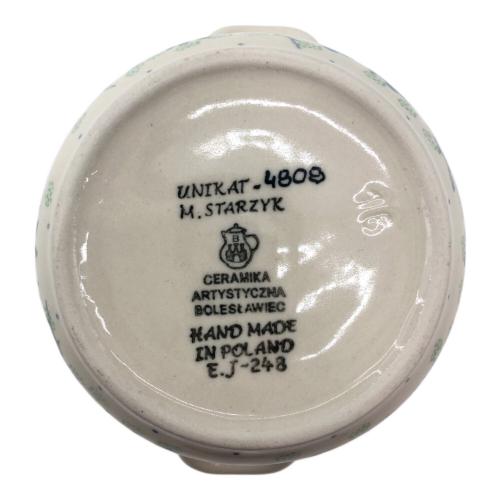 ceramika (セラミカ) スープボウル ホワイト×ブルー×レッド