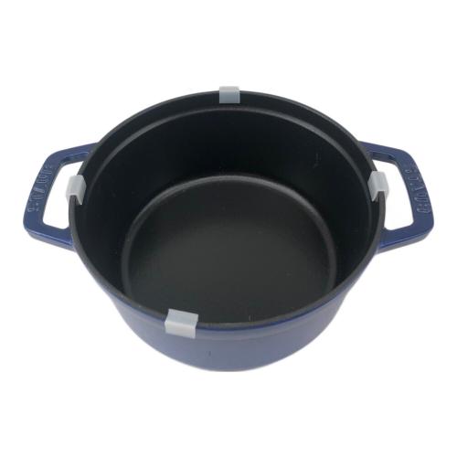 Staub (ストウブ) ホーロー鍋 ピコ・ココット ラウンド ロイヤルブルー 18cm 1.7L 40508-130