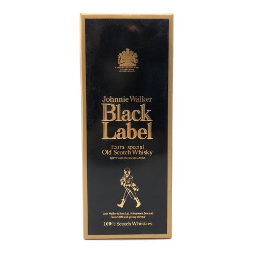 ジョニーウォーカー (Johnnie Walker) スコッチウィスキー 750ml 箱付 ブラックラベル 【特級】 未開封