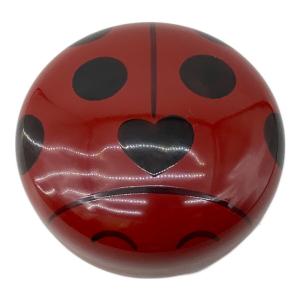 山田平安堂 (ヤマダヘイアンドウ) 漆器 レッド てんとう虫柄