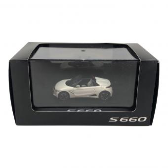 モデルカー 1/43 ホンダ S660(スターホワイトパール)