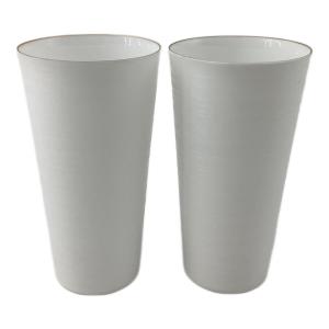 やま平窯 タンブラーセット ホワイト 2Pセット