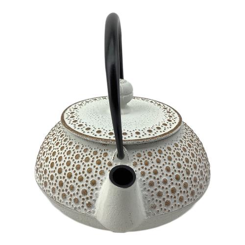 南部鉄器 (ナンブテッキ) 鉄瓶 アンシャンテ・ジャポン ホワイト