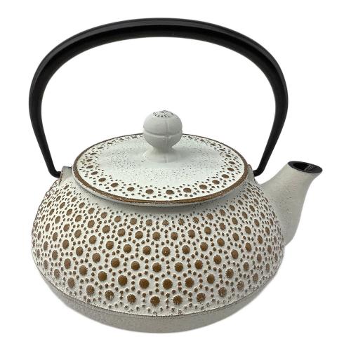 南部鉄器 (ナンブテッキ) 鉄瓶 アンシャンテ・ジャポン ホワイト