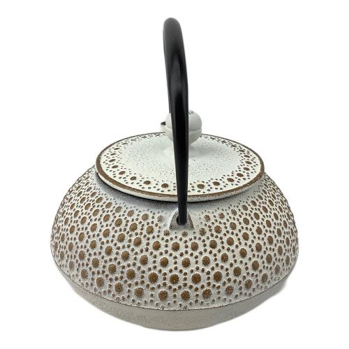 南部鉄器 (ナンブテッキ) 鉄瓶 アンシャンテ・ジャポン ホワイト