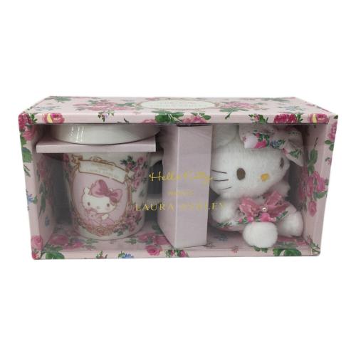 LAURA ASHLEY (ローラ アシュレイ) マスコット＆マグカップセット ハローキティ