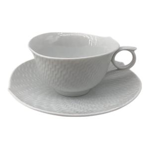 Meissen (マイセン) カップ&ソーサー 波の戯れホワイト