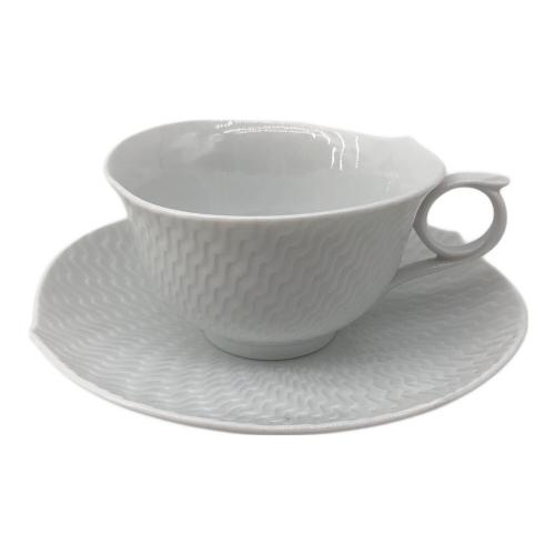 Meissen (マイセン) カップ&ソーサー 波の戯れホワイト