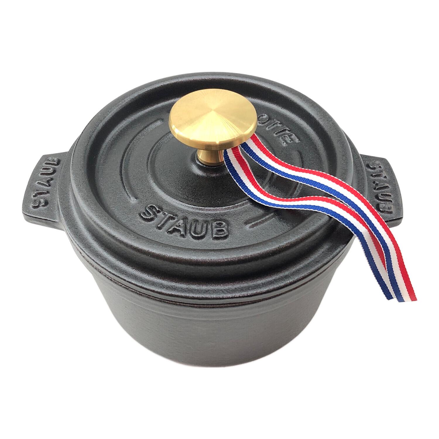 ストウブ　staub 20cm ピコ　ココット　ラウンド　ブラック ピコ・ココット ラウンド 20cm ラ・メール｜ココット｜ストウブ公式