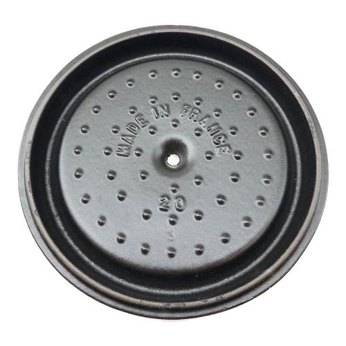 Staub (ストウブ) ピコ・ココット ラウンド 20cm ブラック
