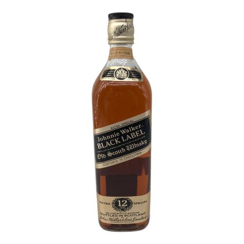 ジョニーウォーカー (Johnnie Walker) モルト・グレーン 750ml ブラックラベル 旧ボトル 未開封