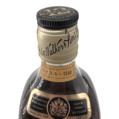 ジョニーウォーカー (Johnnie Walker) モルト・グレーン 750ml ブラックラベル 旧ボトル 未開封