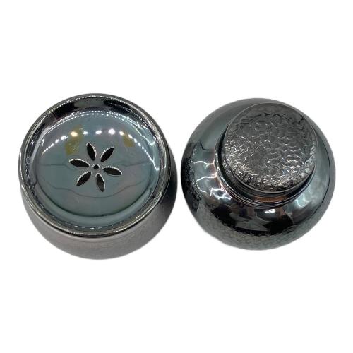 茶器セット いぶし銀 黄銅