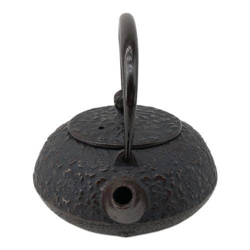 南部鉄器 (ナンブテッキ) 急須 鉄瓶 新 算玉桜