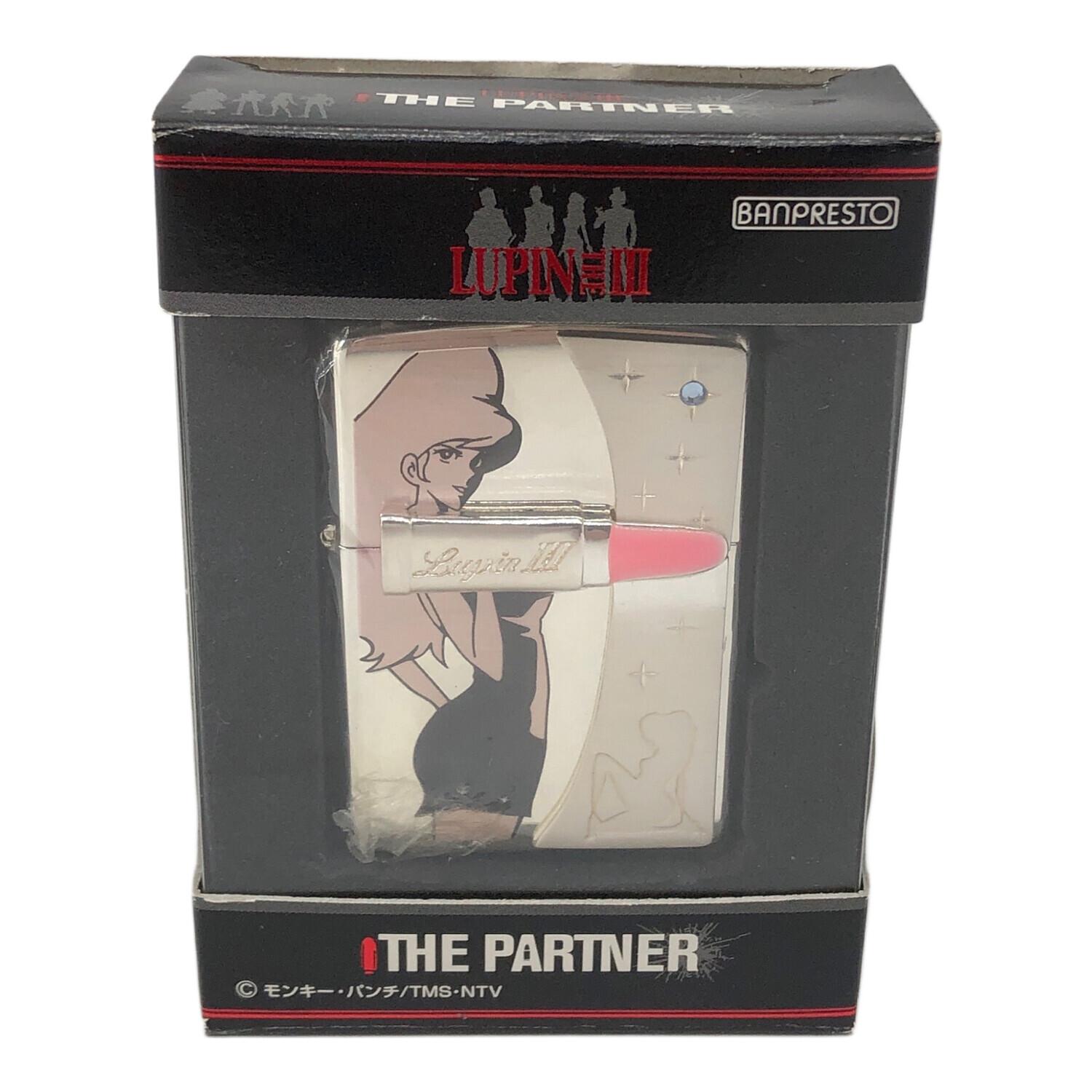 zippo 不二子 ザ・パートナー 立体メタル 口紅 2006年製 ルパン三世 (ルパンサンセイ) ZIPPO 峰不二子 グロス シルバーカラー