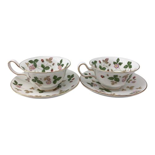 Wedgwood (ウェッジウッド) カップ&ソーサー ワイルドストロベリー 2Pセット