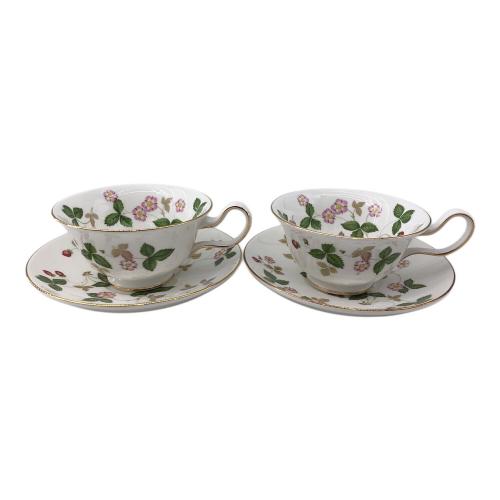 Wedgwood (ウェッジウッド) カップ&ソーサー ワイルドストロベリー 2Pセット