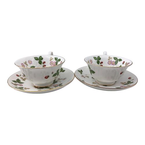 Wedgwood (ウェッジウッド) カップ&ソーサー ワイルドストロベリー 2Pセット