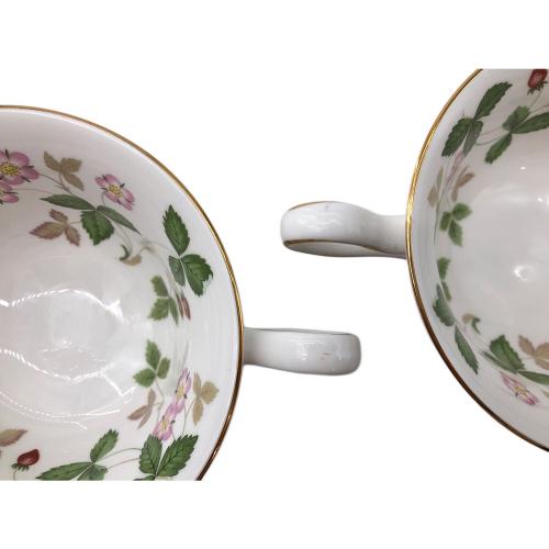Wedgwood (ウェッジウッド) カップ&ソーサー ワイルドストロベリー 2Pセット
