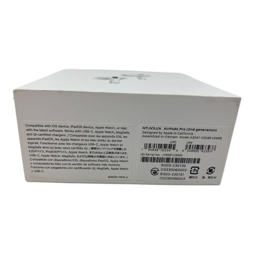Apple (アップル) ワイヤレスイヤホン MTJV3J/A Air Pods Pro(第二世代)