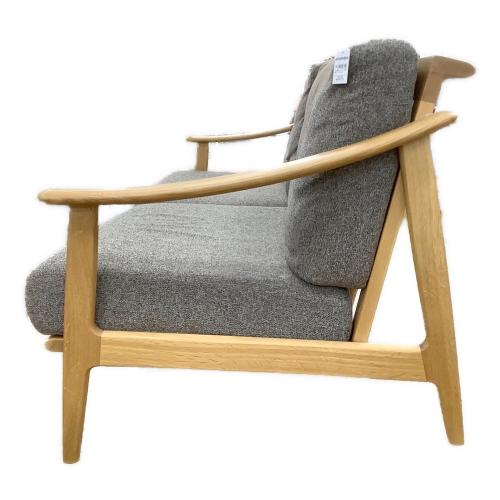 シギヤマ家具 (シギヤマカグ) 3人掛けソファー グレー×ナチュラル