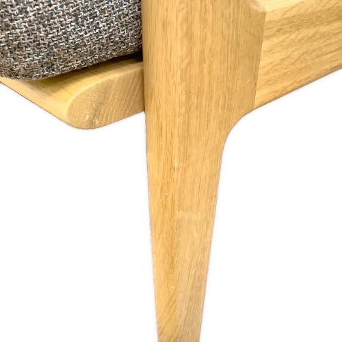 シギヤマ家具 (シギヤマカグ) 3人掛けソファー グレー×ナチュラル