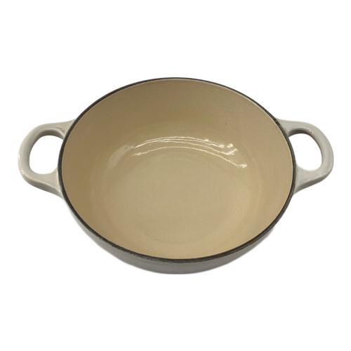 LE CREUSET (ルクルーゼ) 両手鍋 グレー ココット・ロンド