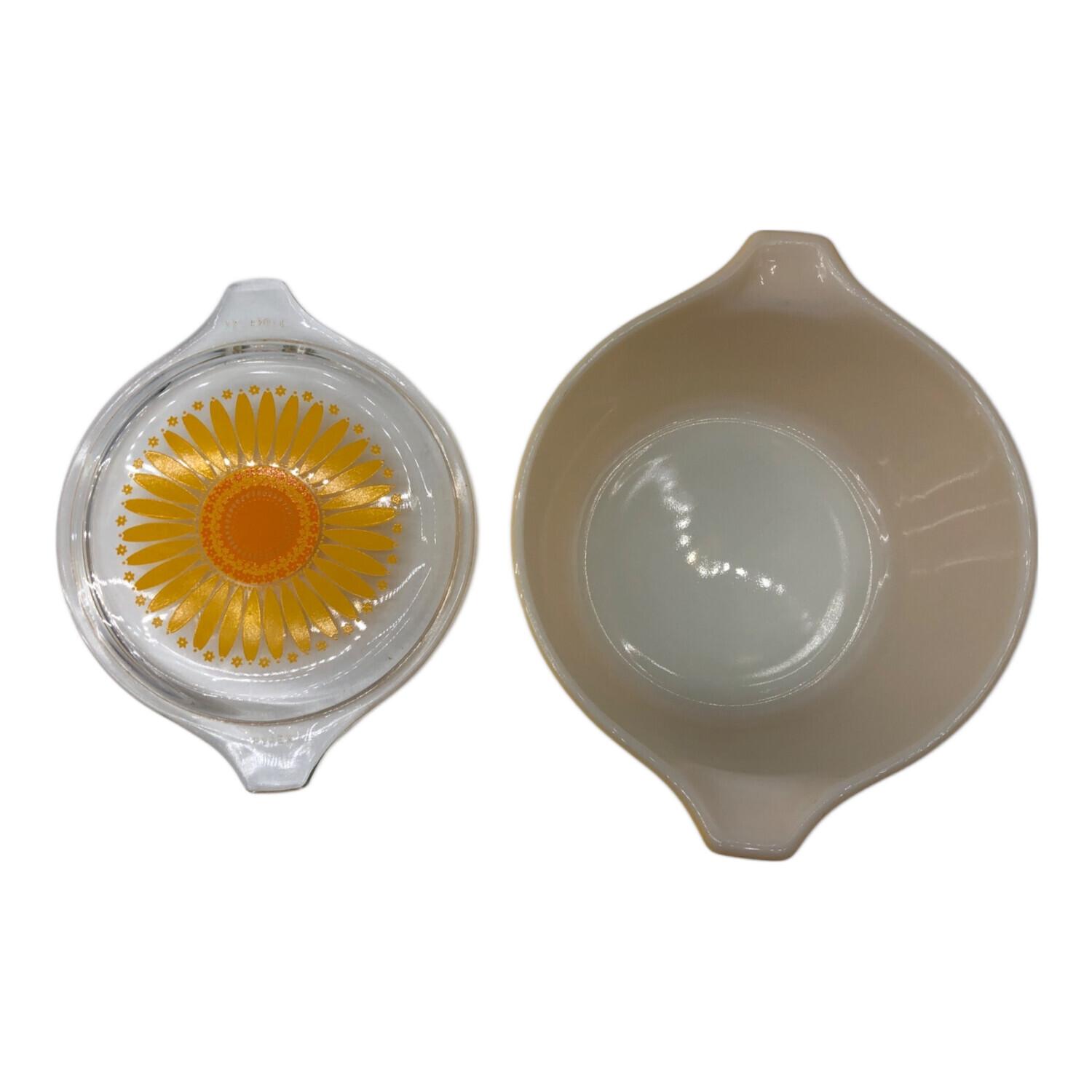OLD PYREX (オールドパイレックス) キャセロール イエローデイジー