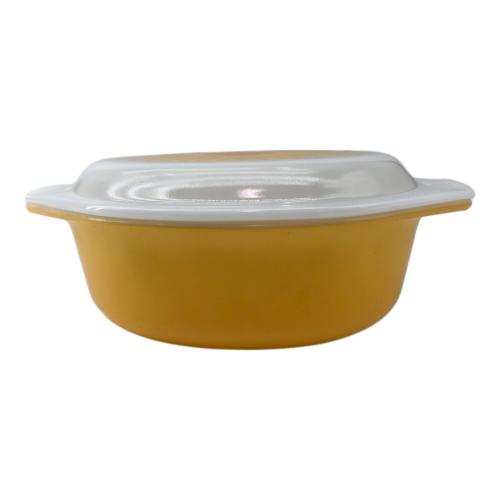 OLD PYREX (オールドパイレックス) オーバルキャセロール イエローデイジー