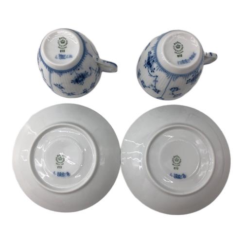 ROYAL COPENHAGEN (ロイヤル・コペンハーゲン) カップ&ソーサー ブルーフルーテッド・プレイン