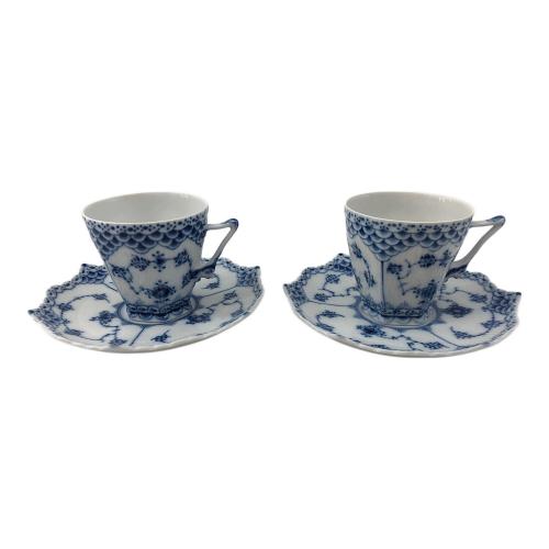ROYAL COPENHAGEN (ロイヤル・コペンハーゲン) カップ&ソーサー ブルーフルーテッド・フルレース