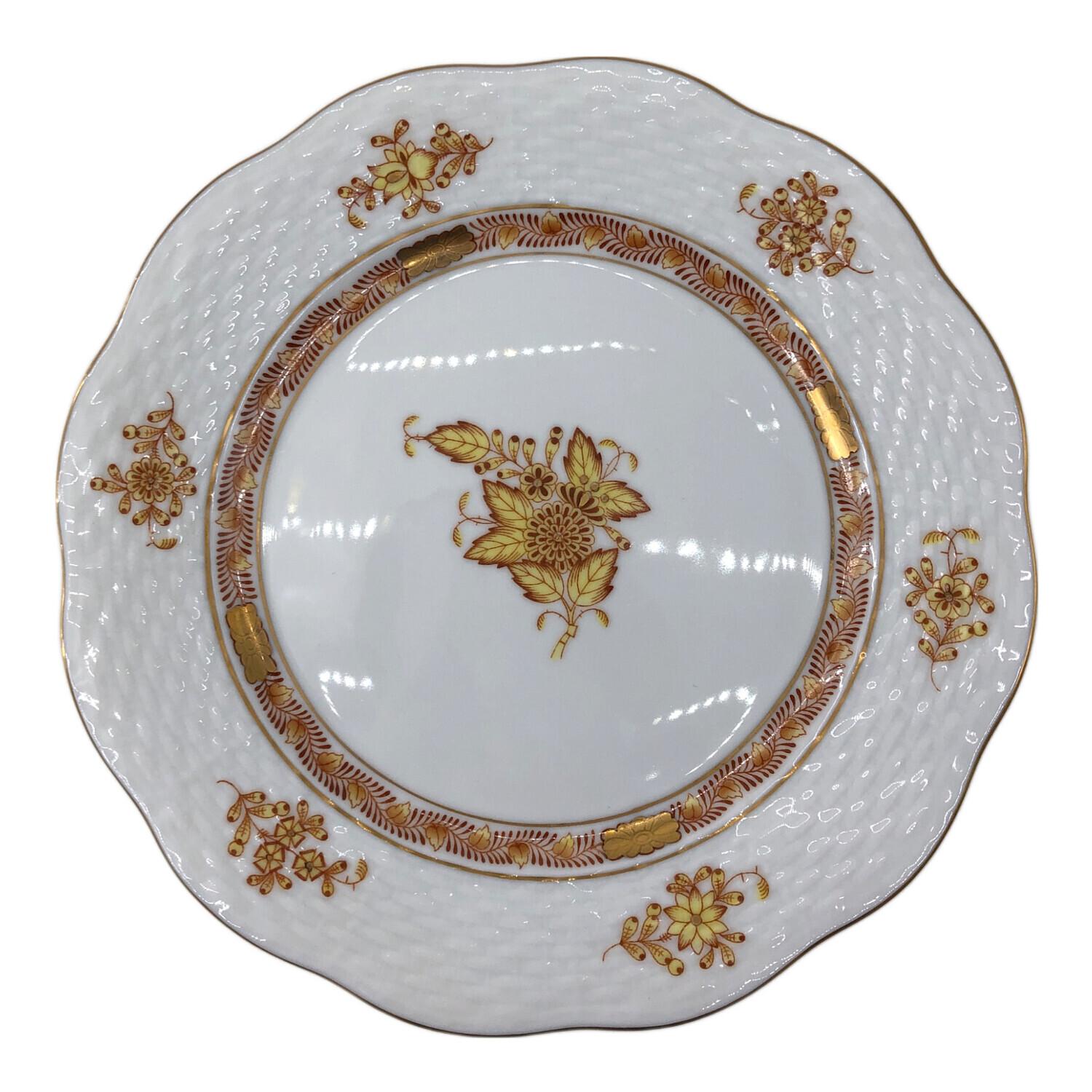 【レア】HEREND ヘレンド　アポニーイエロー　プレート　25cm 26cm Herend (ヘレンド) プレート アポニーイエロー｜トレファクONLINE