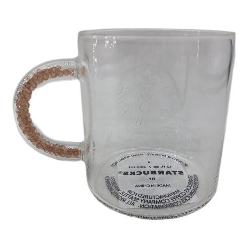 STARBUCKS COFFEE (スターバックスコーヒー) マグカップ ビーズハンドル耐熱グラスマグ