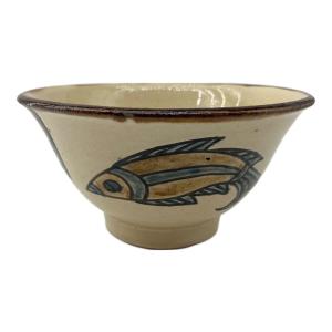 丼 金城敏男 魚文 壺屋焼