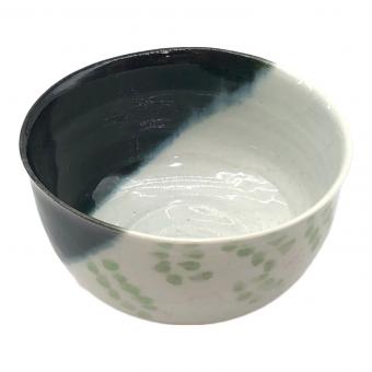 宮川香山 秋萩茶碗 眞葛焼 共箱付