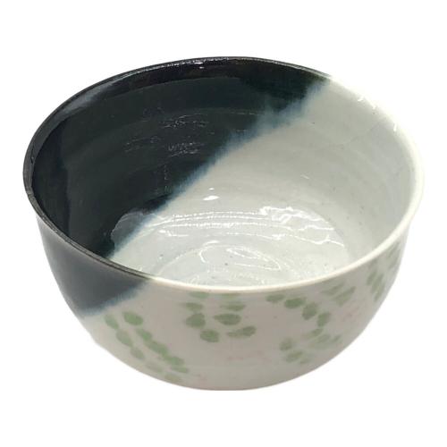 宮川香山 秋萩茶碗 眞葛焼 共箱付