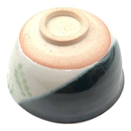 宮川香山 秋萩茶碗 眞葛焼 共箱付