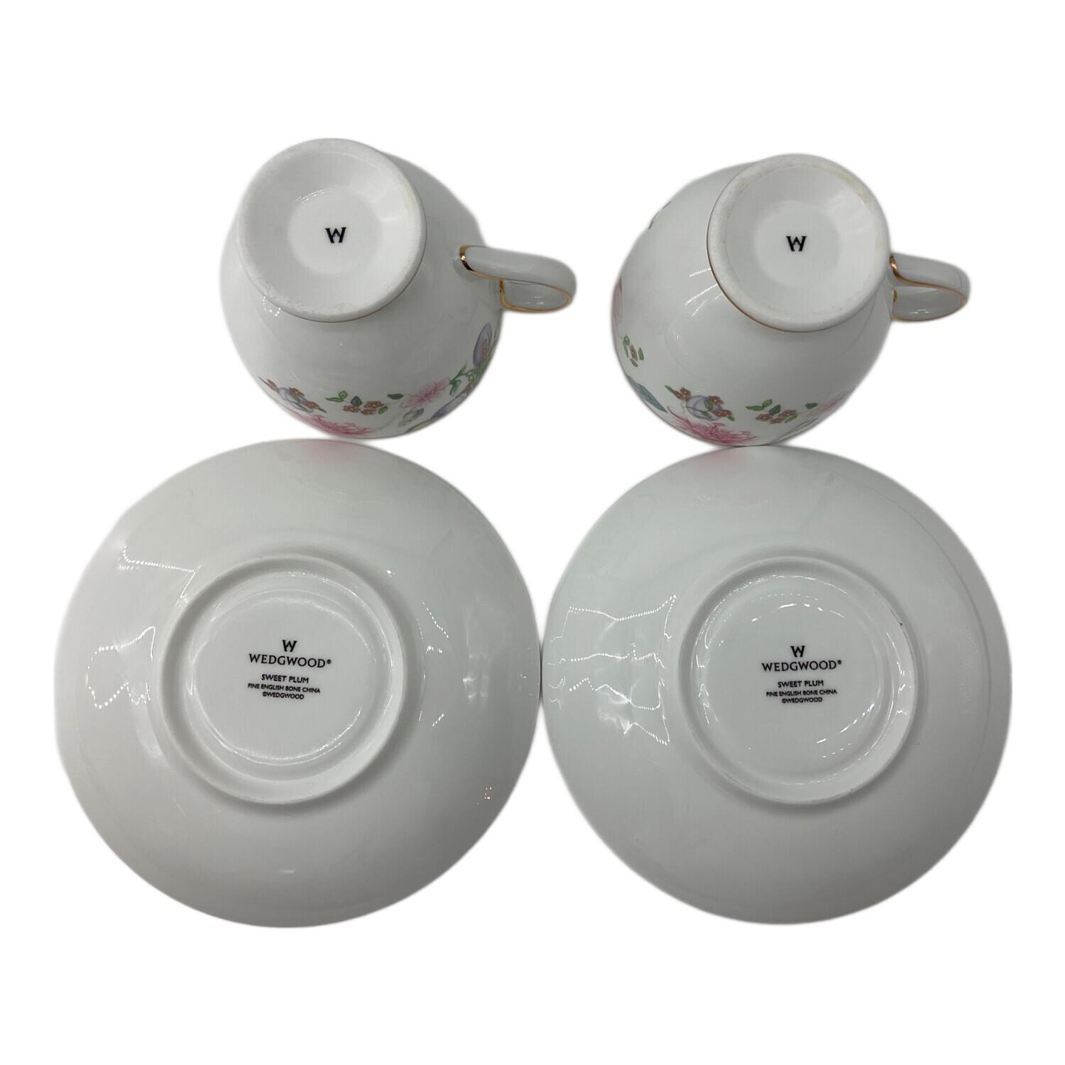 【新品未使用】ウェッジウッド () スウィートプラム 6Pセット Wedgwood (ウェッジウッド) カップ&ソーサー スウィートプラム