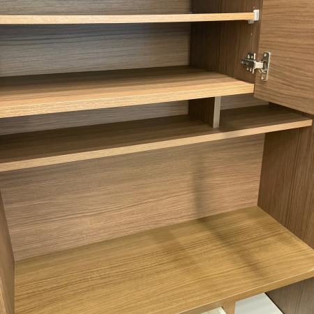 【リサイクルショップ八光　田上店　配達・設置OK】ニトリ　キッチンボード　Nアモネ105　大型食器棚 キッチンボード（食器棚） ニトリ エトナ105 MBR｜トレファクONLINE