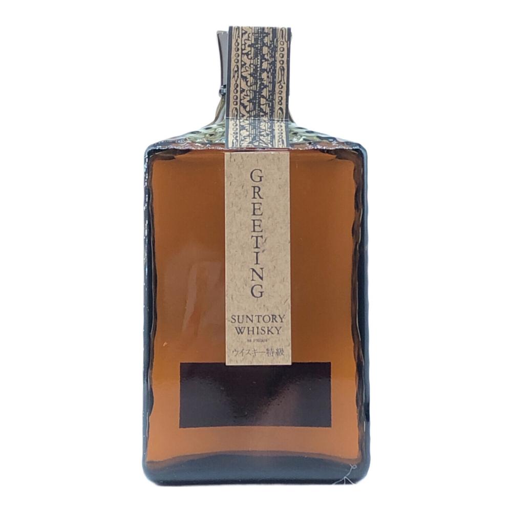 サントリー GREETING ウイスキー 720ml 43% サントリー グリーティング ジャパニーズウィスキー 720ml｜トレファク