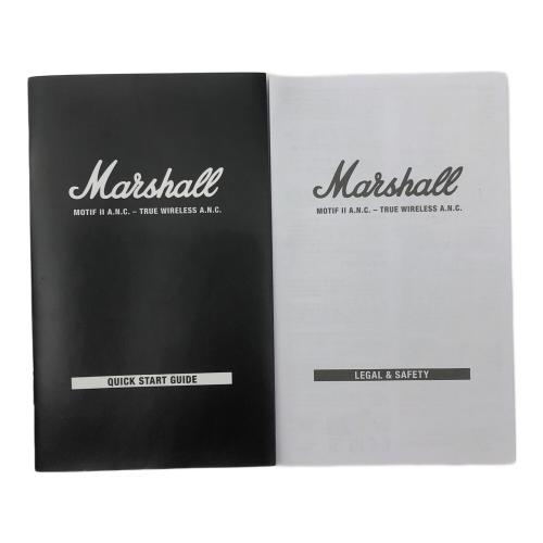 Marshall (マーシャル) ワイヤレスイヤホン MOTIF Ⅱ A.N.C